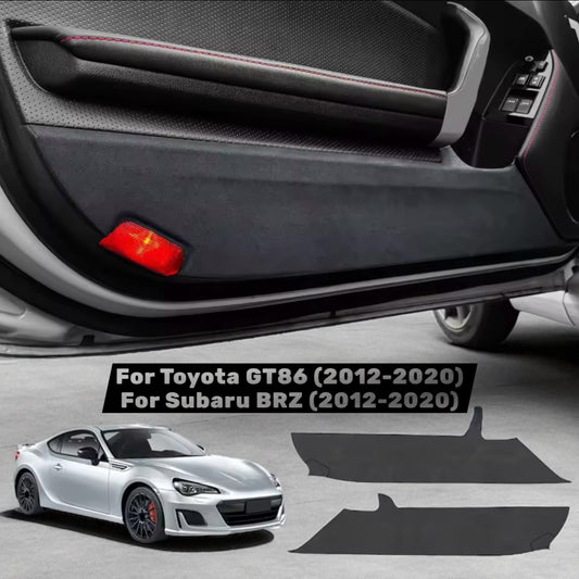 Premium Door Kick Pads for Subaru BRZ / Toyota GT86 (2012-2020) – Suede Material