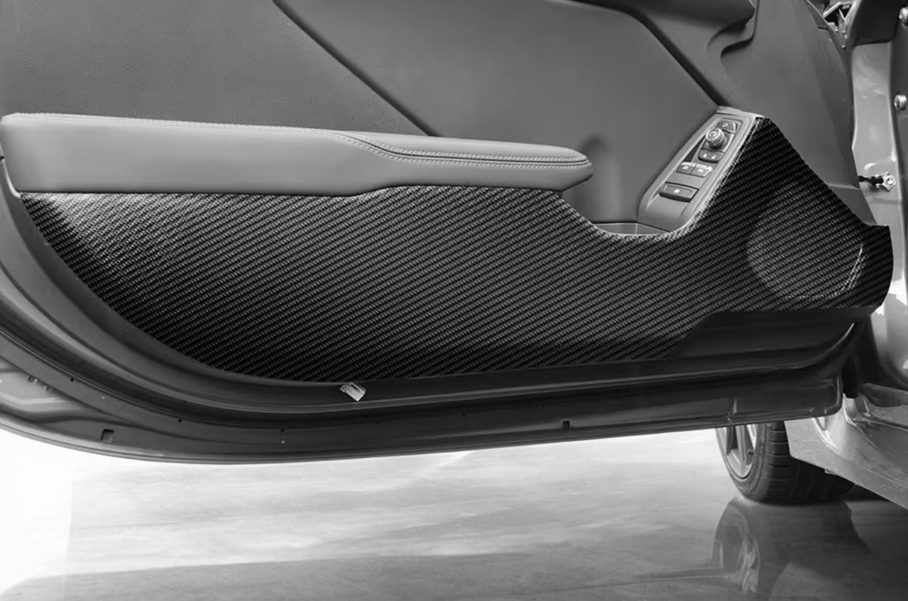 Premium Door Kick Pads for Subaru BRZ / Toyota GR86 (2021+) – Suede, Leather, or Carbon Fiber